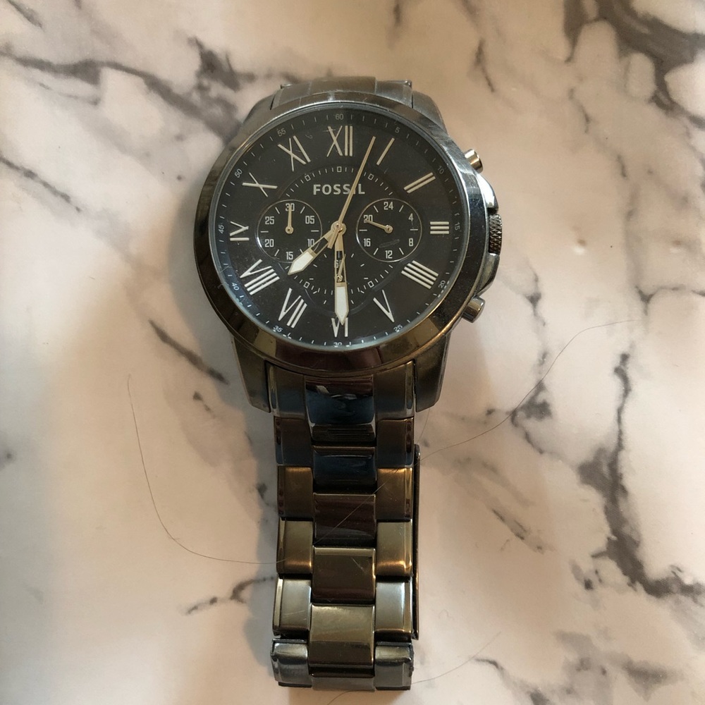 Men’s Stainless Steel Fossil Watch